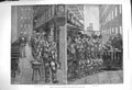 Original Old Antique Print 1876 American Prison Life Blackwell Island New York