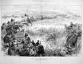 Old Antique Print 1876 Prince Wales Terai Beating Jungle Elephants India 19th