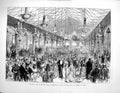 Original Old Antique Print 1876 Prince Wales Ball Guildhall DancingVictorian