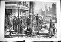 Old Antique Print 1876 Principal Street Philadelphia America Exhibition 19th