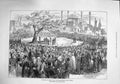 Antique Old Print *4001 1876 Execution Hassan Bey Seraskierate Constantinople