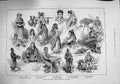 Old Antique Print 1876 War Servian Women Vichnitza Church Dunstable Marys 19th