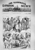 Old Antique Print 1876 American Centenary Festival Philadelphia Negroes 19th