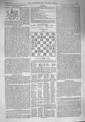 Original Old Antique Print 1876 Ten Pages Chess Moves Illustrated London News