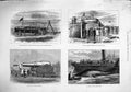 Original Old Antique Print 1876 Magog Barge Gun Shoeburyness Whale River Tyne