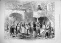Original Old Antique Print 1876 War Bosnian Women Seeking Relief Usicza 19th