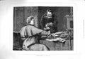 Original Old Antique Print 1876 Squaring Accounts Monks Men Nicol Fine Art 19th