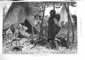 Old Antique Print 1876 Indian Courtship America Camp Horse Dog Fine Art 19th