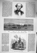 Old Antique Print 1876 Justice Manisty Derby Museum Ships Sultan Rupert 19th
