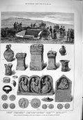 Old Antique Print 1876 Roman Antiquities Procolitia Hadrian Severus Wall 19th