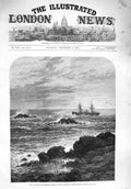 Old Antique Print 1876 Colonial Mail Steamer Windsor Castle Dassen Cape 19th