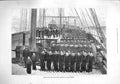 Original Old Antique Print 1876 Boys Tyne Training Ship Wellesley South 19th