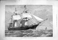 Original Old Antique Print 1876 Flag Ship H.M.S. Tourmaline African Squadron