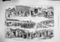 Old Antique Print 1876 War Servia Baron Mundy Ambulance Sememdria Kennett 19th