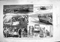 Old Antique Print 1876 War Servia Hospital Barge Semendria Belgrade Boats 19th