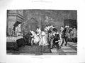 Original Old Antique Print 1876 Grandfather'S Birthday Children Louis Leloir