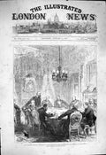 Old Antique Print 1877 Preliminary Conference Constatinople Men Meeting 19th