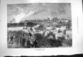 Original Old Antique Print 1877 Railway Accident Arlesey Train Crash F Victorian