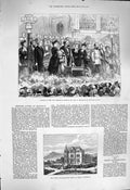 Antique Old Print *4013 1877 School Science Art Brighton Semon Home Ilkley