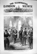 Original Old Antique Print 1877 Turkey Edhem Pasha Grand Vizier Imperi Victorian
