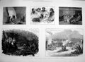 Antique Old Print 1877 Troedyrhiw Colliery Accident David Shanty Hospital 19th