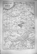 Original Old Antique Print 1877 Map Seat War Asia Kars Erzerum Erivan Victorian