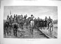 Old Antique Print 1877 Salut Aux Blesses Siers Horses Edouard Detaille 19th