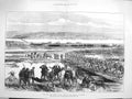 Original Old Antique Print 1877 War Passage Danube Russian Siers Simnitza Asia 0