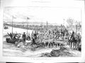 Old Antique Print 1877 War Passage Danube Braila Siers Marching Bridge 0 19th