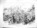 Original Old Antique Print 1877 Scene Bombardment Rustchuk Families Street 0