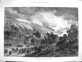 Original Old Antique Print 1877 Bombardment Evacuation Nicopolis Siers Horses 0