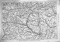 Original Old Antique Print 1877 Map Passes Balkans Philippopolis Adrianople