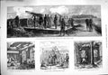 Old Antique Print 1877 Mukhlis Pasha Tabia Kars Giurgevo Theatre Fugitive 19th