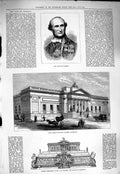 Old Antique Print 1877 Conneau Walker Fine-Art Gallery Liverpool Casket 19th