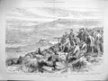 Old Antique Print 1877 War Asia Minor Jahnilar Donovan Plevna Skobeleff 19th