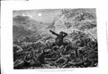 Original Old Antique Print 1877 War Effect Modern Breechloaders Dead Siers 19th