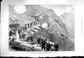 Original Old Antique Print 1877 War Bringing Wounded Shipka Pass Turkish Siers