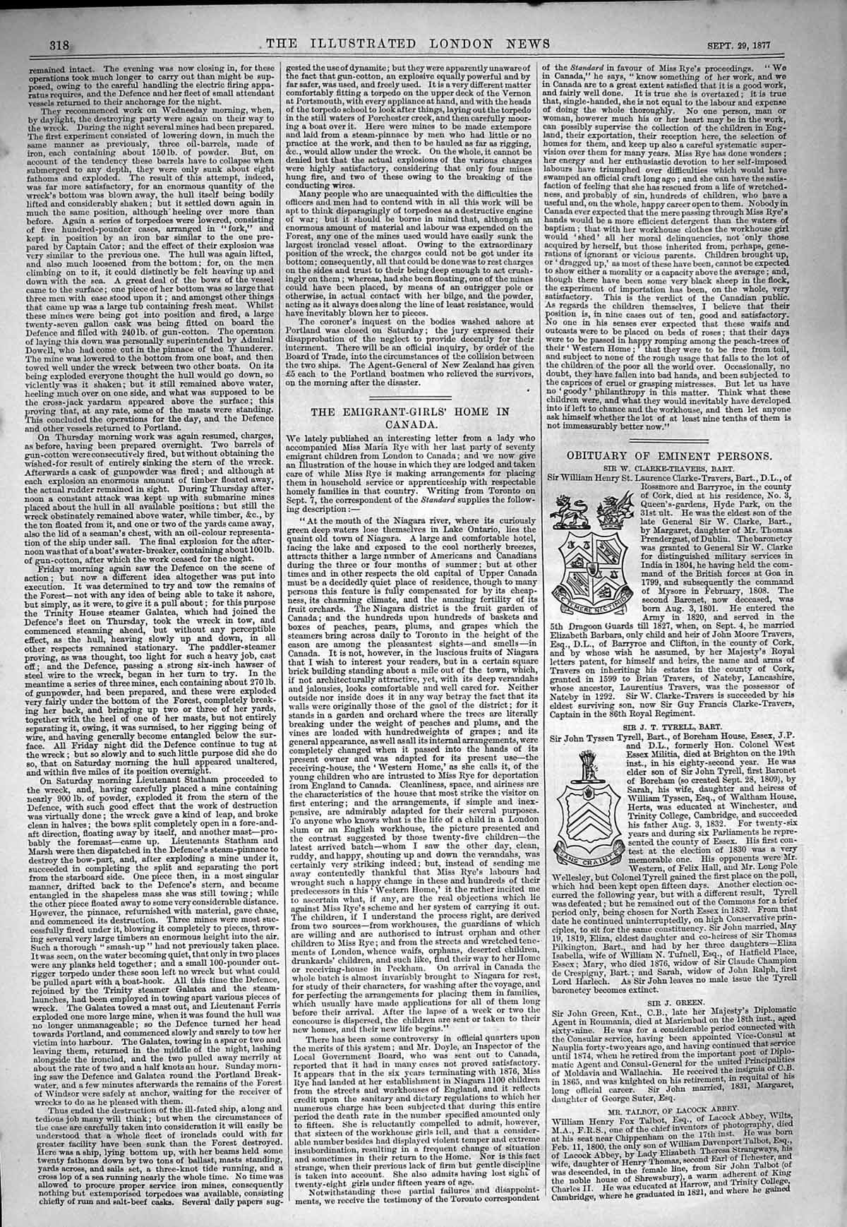 Old Antique Print 1877 Lieut-Colonel Joseph Anderson Post Biela Engineers 19th