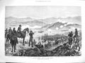 Old Antique Print 1877 War Armenia Battle Kizil-Tepe Hill Moukhtar Pasha 19th