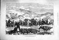 Original Old Antique Print 1877 War Trenches Siers Plevna Battle Scene 19th