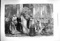 Old Antique Print 1877 Marriage Duke Norfolk Lady Flora Hastings Brompton 19th