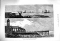 Original Old Antique Print 1877 Ships Ashore Opposite Parade Margate Pier 19th