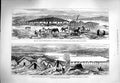 Old Antique Print 1877 War Islands Danube Simnitza Sistova Horses Russian 19th