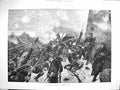 Original Old Antique Print 1877 Scene Storming Kars Siers Battle Fine Art 19th