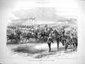 Old Antique Print 1878 Review Indian Troops Malta Duke Cambridge Siers 0 19th