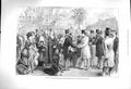 Old Antique Print 1878 Reception Lord Beaconsfield Charing Cross Station 19th