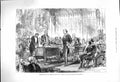 Original Old Antique Print 1878 Freedom City London Lord Beaconsfield Salisbury
