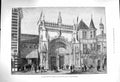 Original Old Antique Print 1878 Faáade Portuguese Section Avenue Nations Paris