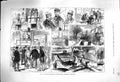 Old Antique Print 1878 Great Colliery Explosion Monmouthshire Abercarne 19th