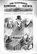 Old Antique Print 1878 Glasgow Bank Failure Police Court Stronach Potter 19th